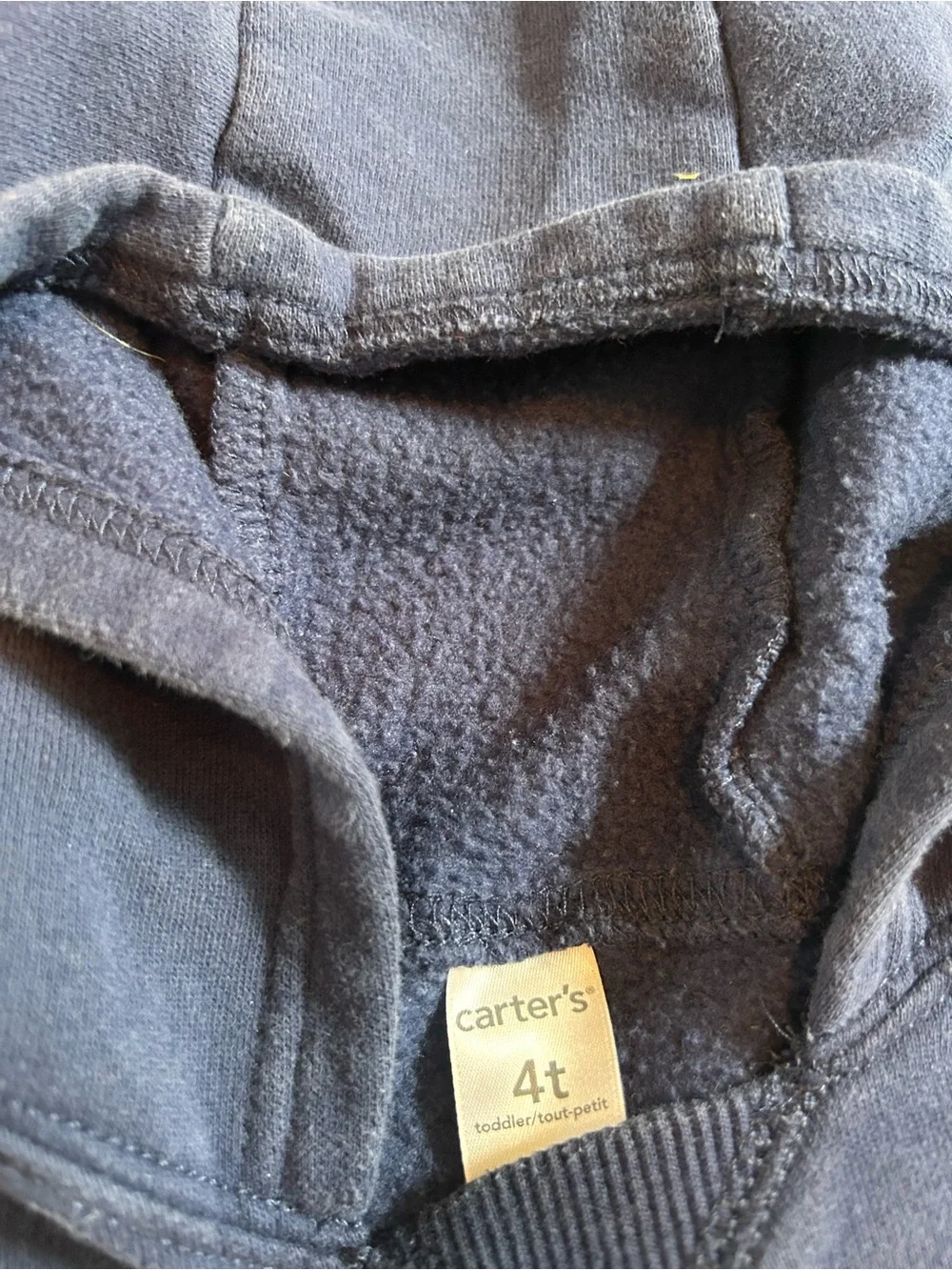 Carter's Navy Hooded Sweatshirt with Wilderness Graphic